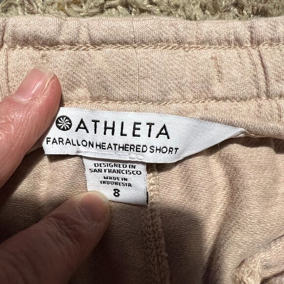 Athleta Size 8 Farallon Heathered Shorts - Picture 5 of 8